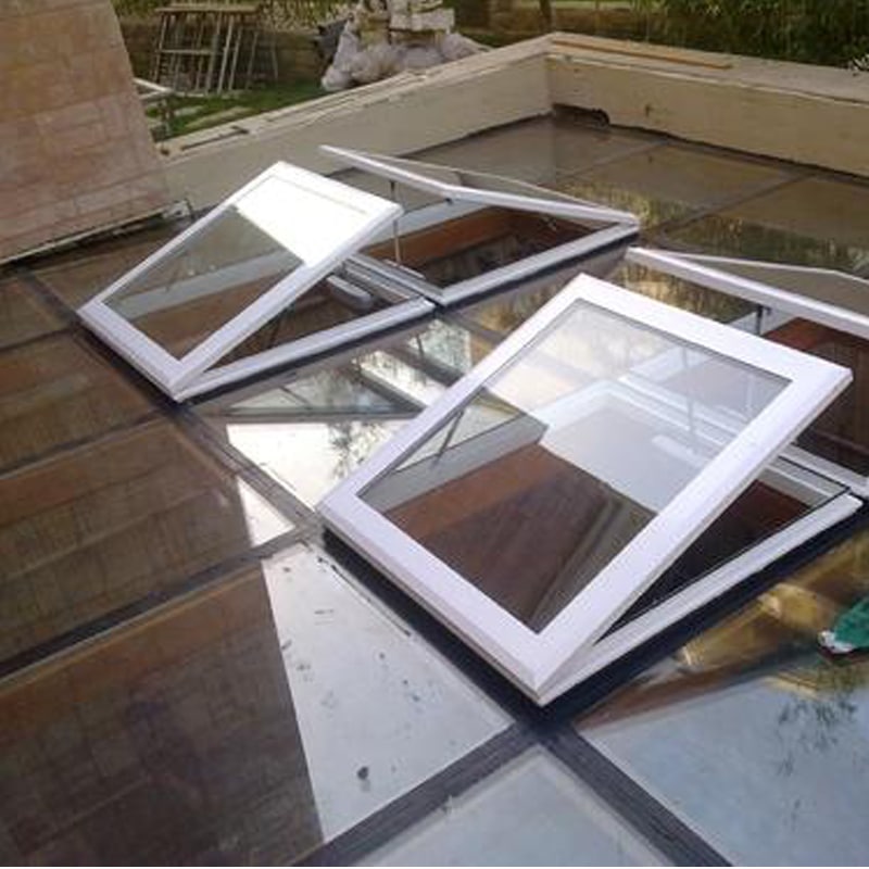 custom glass roof skylight windows
