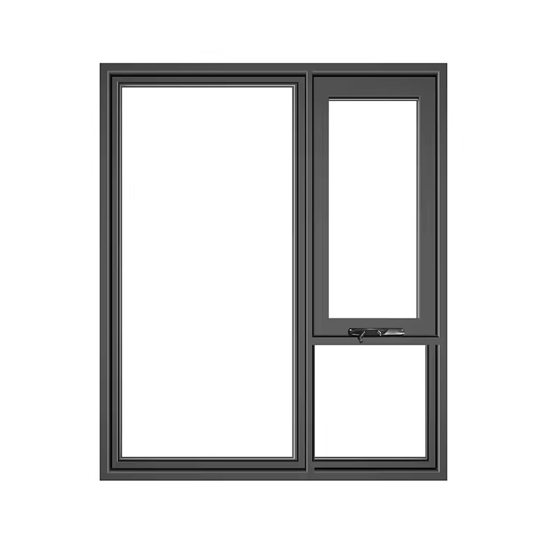 Black Color Thermal Break Aluminum Doors