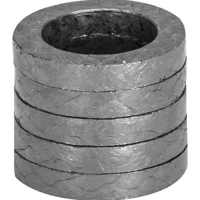 Expanded graphite packing sealing ring